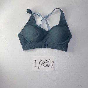 Ocean blue under armor sports bra